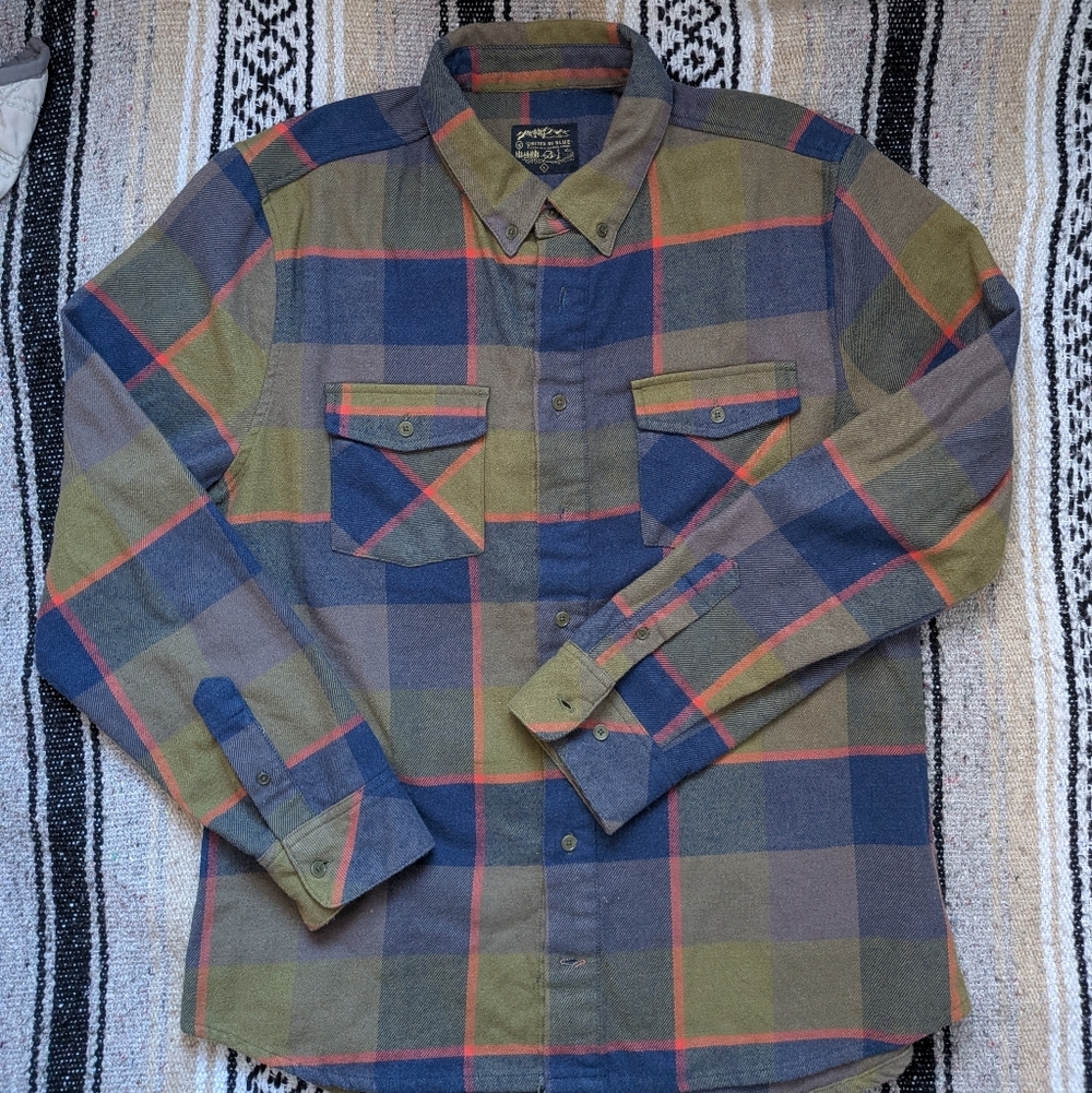 United By Blue Multicolor Plaid Flannel Shirt | EUC | Size Large